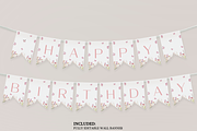Butterfly 1st Birthday Wall Banner, an Invitation Template by Digital_Mind (Thumbnail 2 of 4)