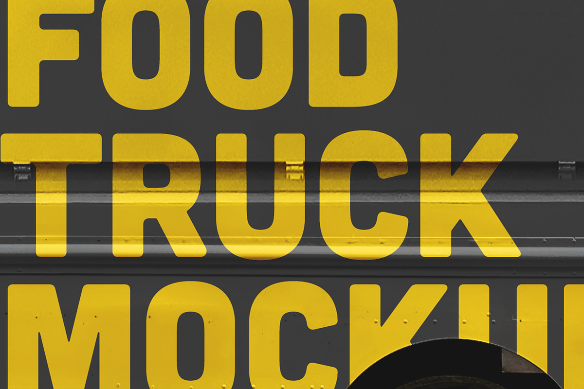 Food Truck Vinyl Wrap Mockup, an Advertising Mockup by SUH-NY (Photo 8 of 17)