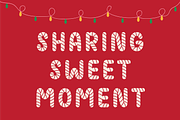 Candy cane font, a Sans Serif Font by Nyla.Studio (Thumbnail 3 of 10)