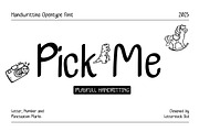 Pick Me, a Font by LetterStock (Thumbnail 1 of 5)