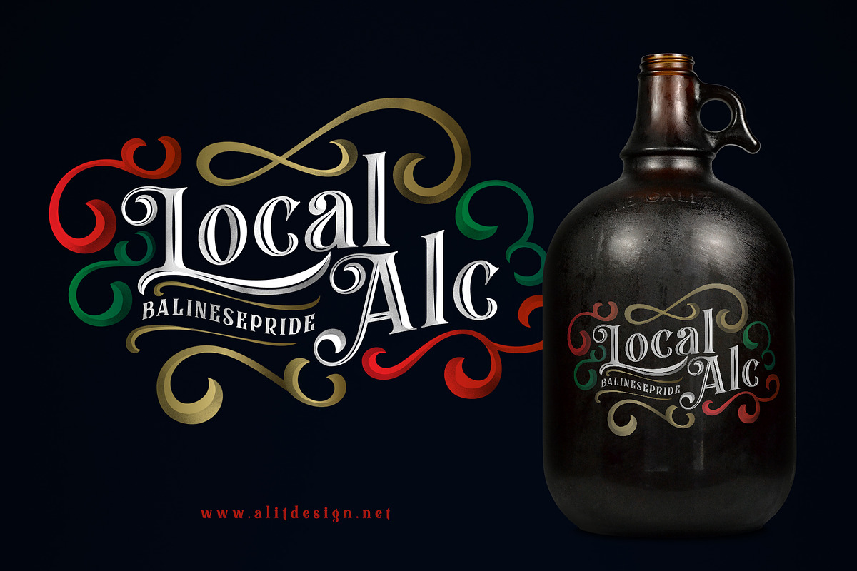 Black Quality Typeface preview 4