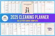 2025 Cleaning planner Canva, a Stationery Template by Designmela01 (Thumbnail 2 of 10)