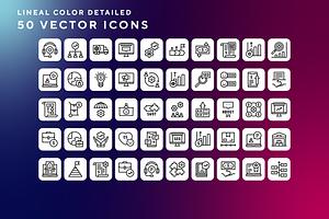 Business services icons, an Outline Icon by Wencory
