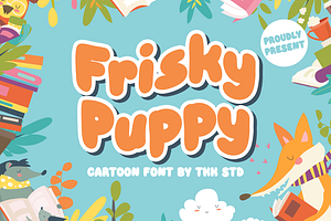 Frisky Puppy - Cartoon Font