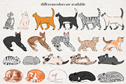 Cat Lover - Vector collection, an Animal Illustration by Alina Sh (Thumbnail 4 of 10)