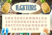 Maoni - Tropical & Hawaiian Font, a Sans Serif Font by Artisan Themes (Thumbnail 6 of 11)