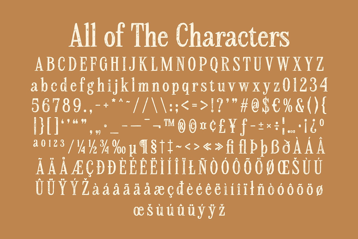 CS Meira Stamp, a Serif Font by Craft Supply Co. (Photo 8 of 8)