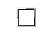 Modern Square Frame SVG Bundle, an Illustration by Creativeshirt (Thumbnail 29 of 31)
