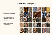 Animal Abstract Patterns - part 2, a Pattern Graphic by Ninterints (Thumbnail 5 of 15)
