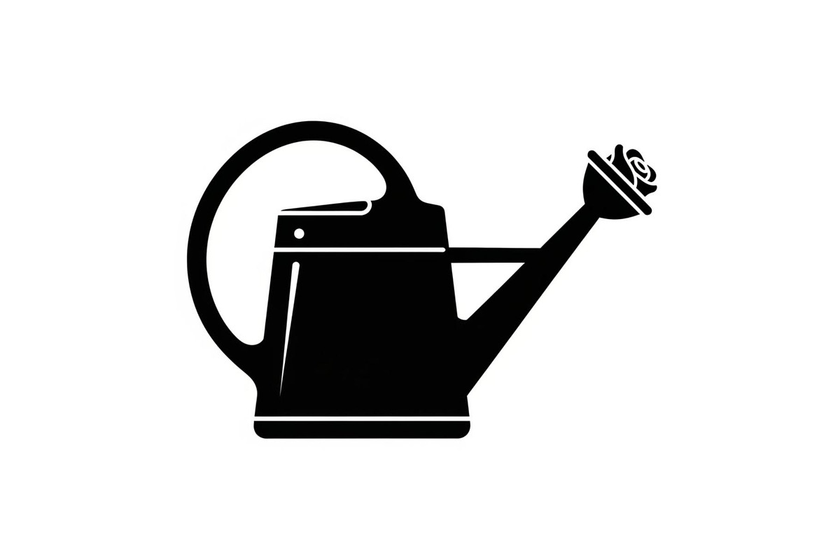50 Garden Watering Can Silhouette bu, an Illustration by Designer_Momina (Photo 51 of 51)
