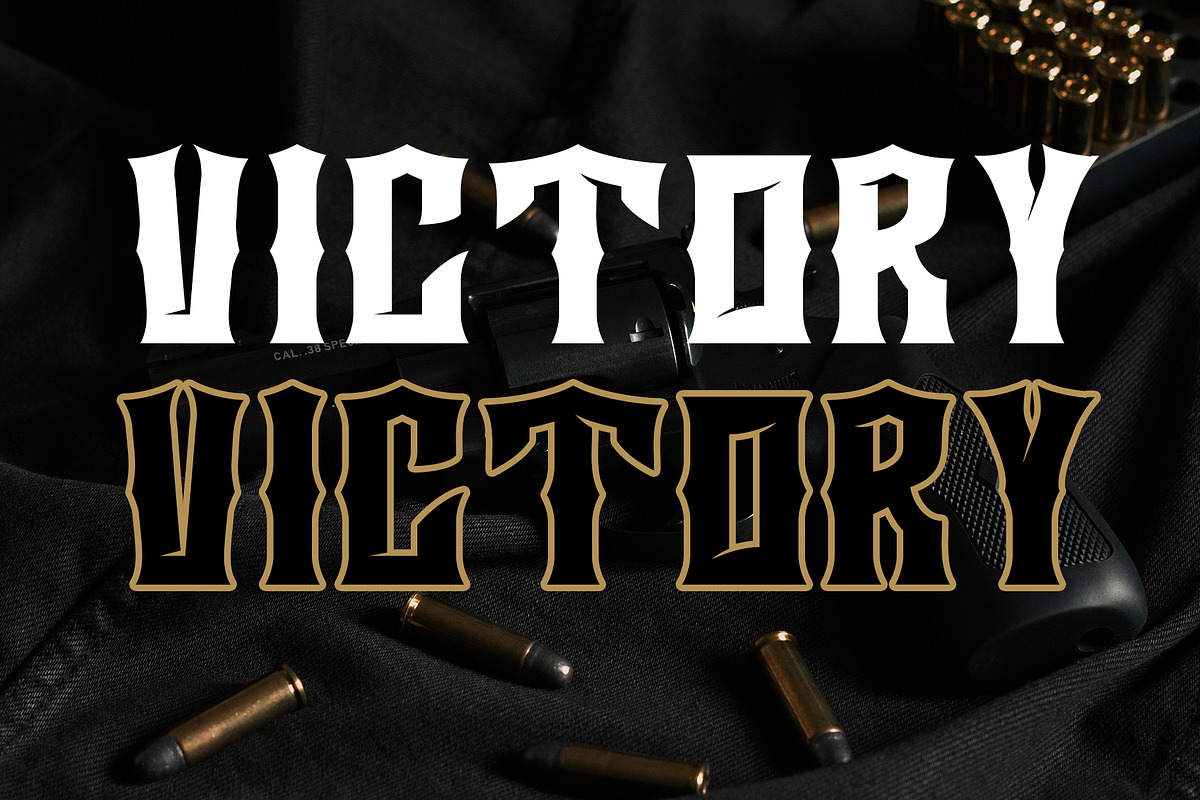 DEGRIEF Vintage Blackletter Display, a Blackletter Font by dansdesign (Photo 8 of 11)
