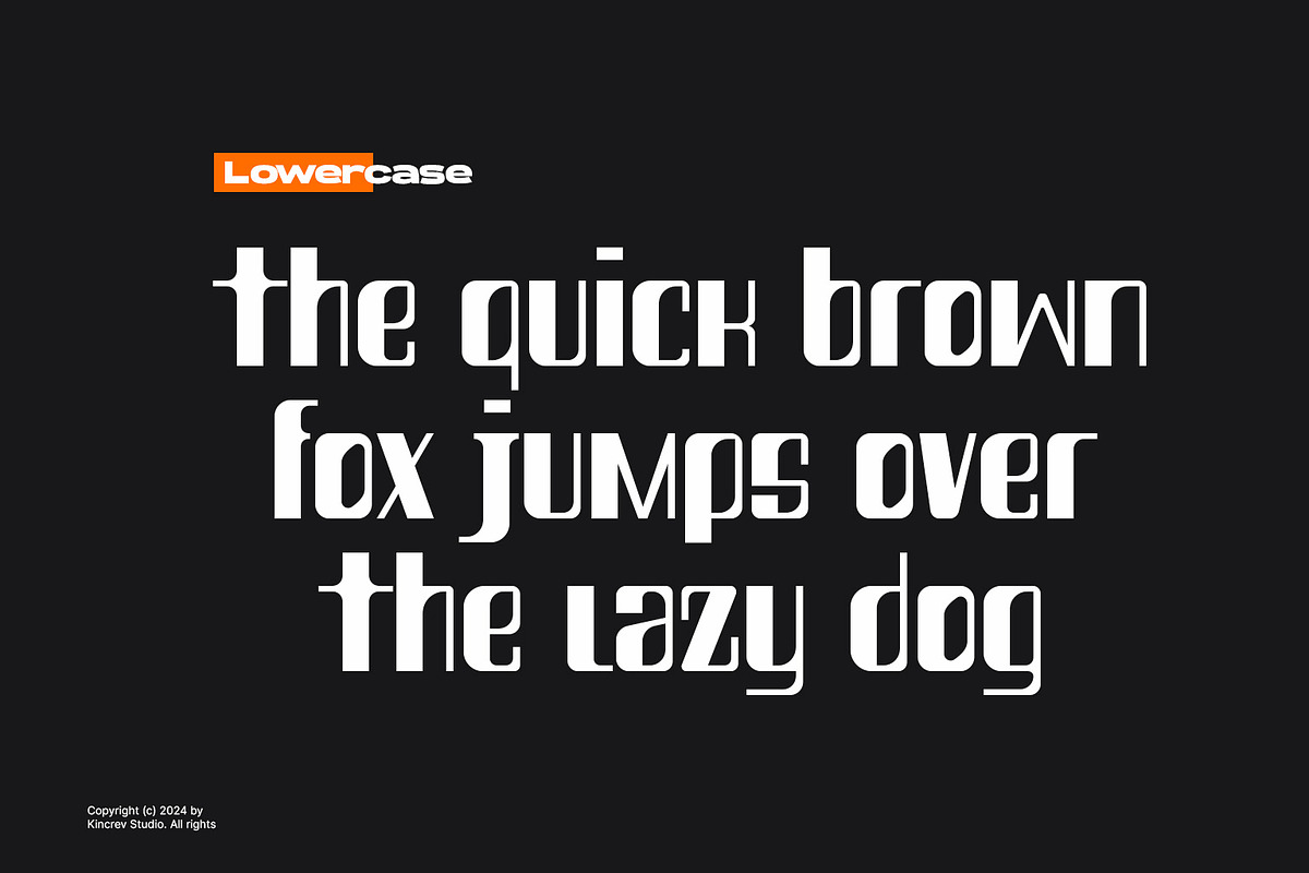 Oxerzone - Display Font, a Sans Serif Font by Kincrev Studio (Photo 3 of 6)