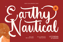Earthy Nautical Bold Calligraphy