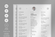 Clean Resume Template, a Resume Template by Designsoul14 (Thumbnail 1 of 6)