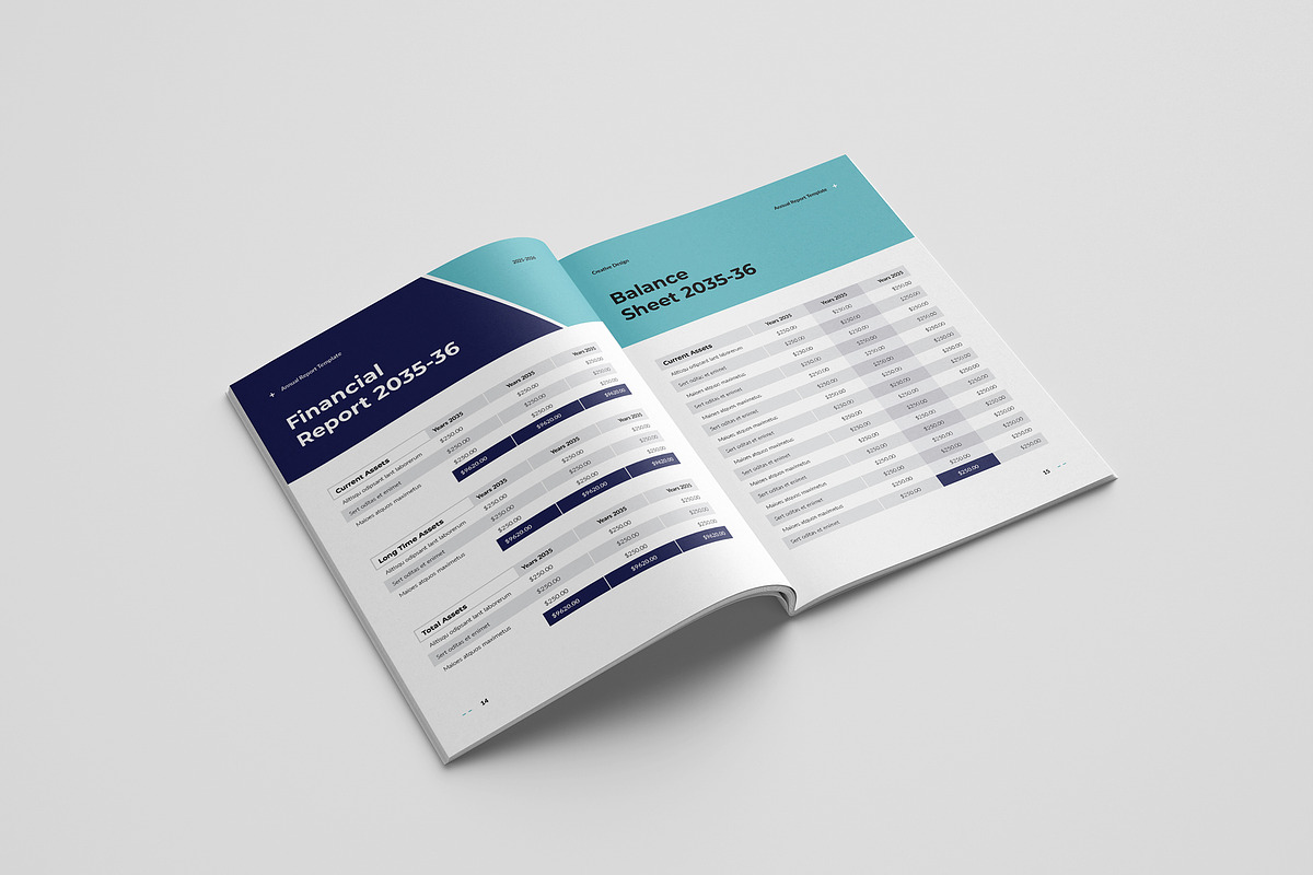 Annual Report Template, a Brochure Template by Spark_Creative (Photo 10 of 16)
