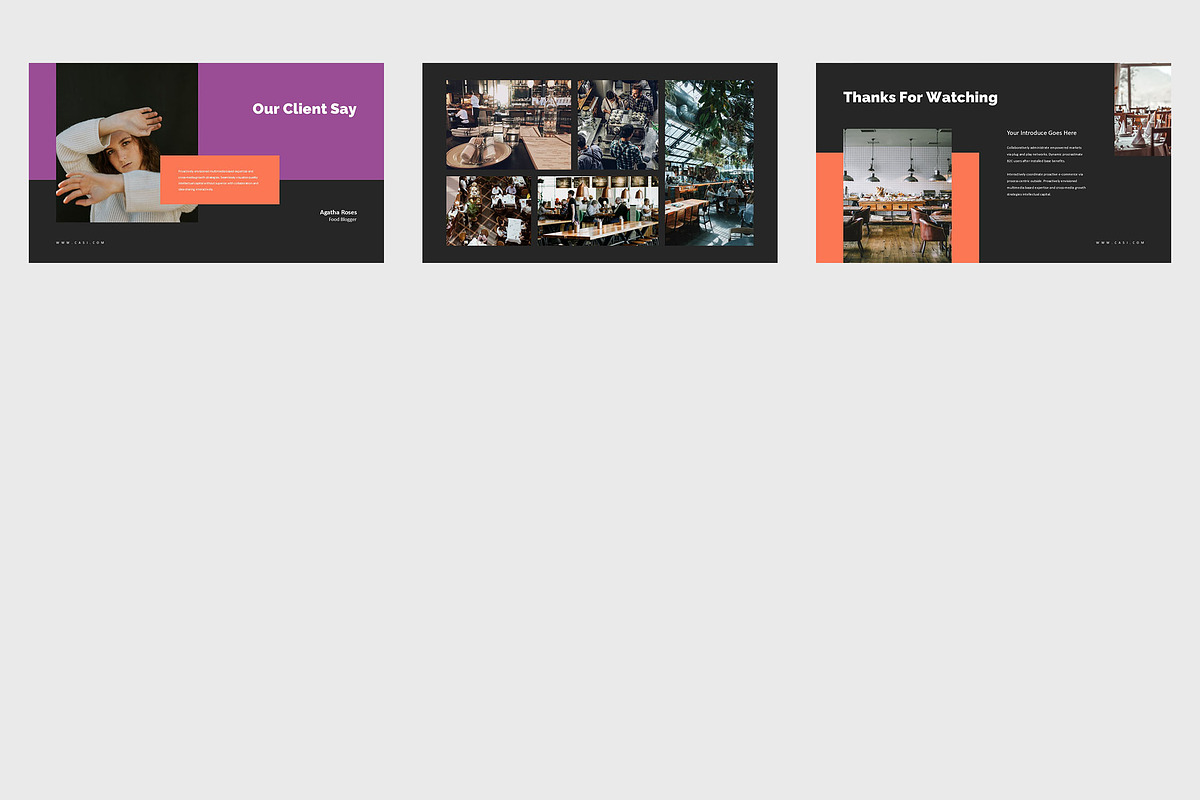 Casi : Food Business Powerpoint, a Presentation Template by Punkl Camp (Photo 9 of 9)