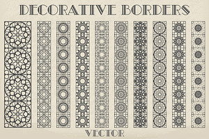 50 Decorative Borders & Tiles