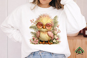 Summer Funny Chick Clipart, an Illustration by Craft Nest (Thumbnail 7 of 12)