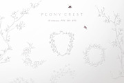 Flower Wreath, Botanical crest, an Illustration by Summer Nightingale Art (Thumbnail 8 of 8)