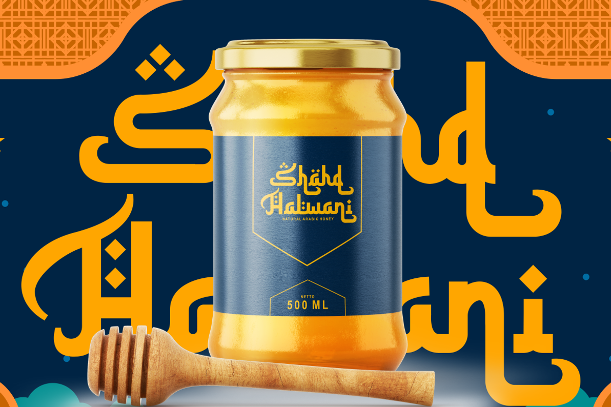 Hikma Glyphs - Arabic Style Font, a Font by PutraCetol Studio (Photo 3 of 11)