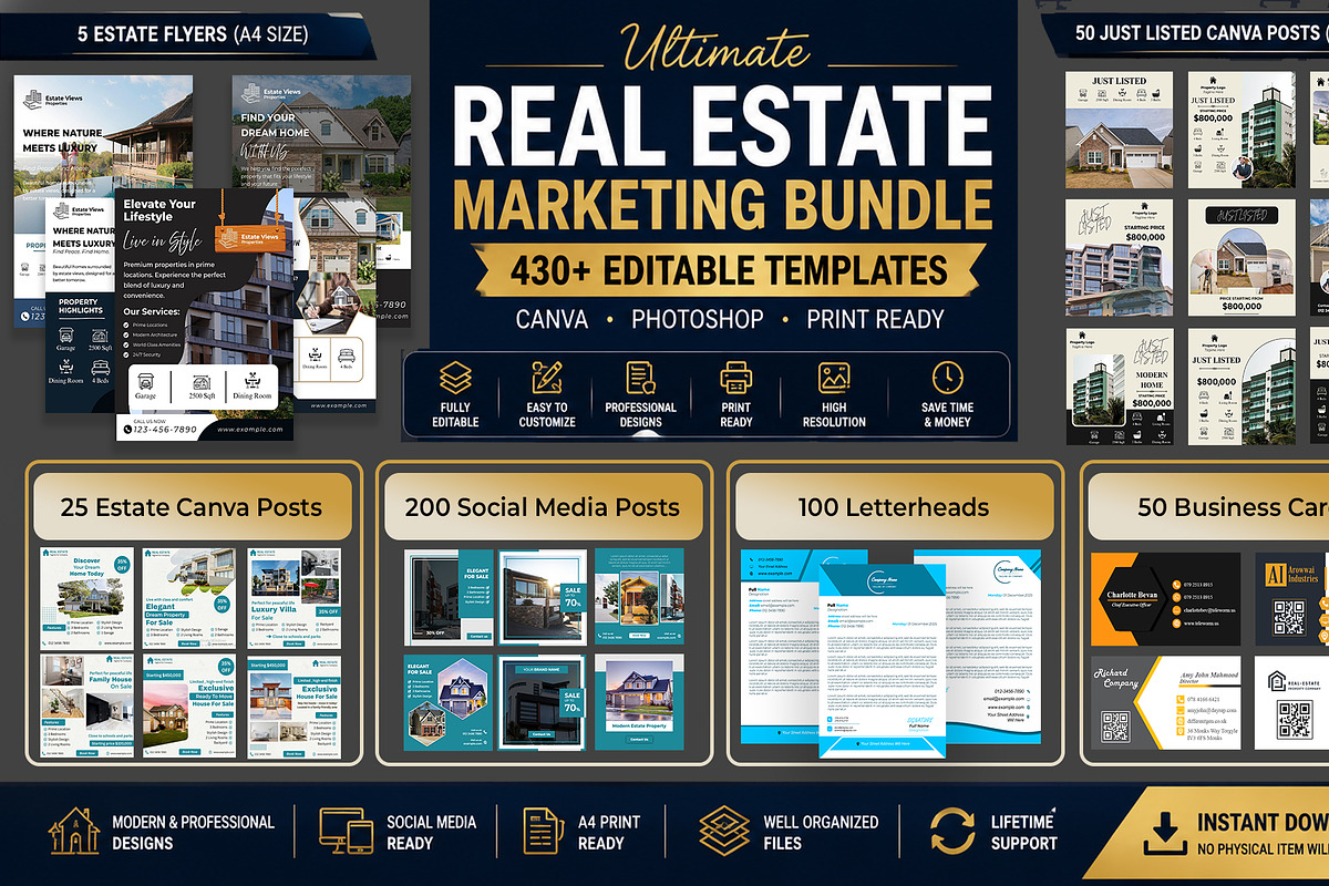 430+ Templates | Estate | Property, a Social Media Template by Mohammad Sarfaraz (Photo 1 of 3)