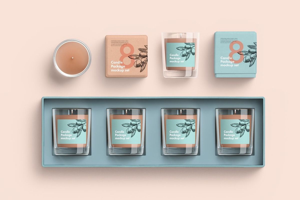 Candle mockup bundle, a Packaging Mockup by GraphicWave (Photo 3 of 7)