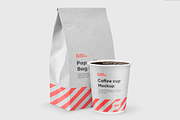Craft Coffee Bag Mockup, a Product Mockup by BlackMockup (Thumbnail 6 of 11)