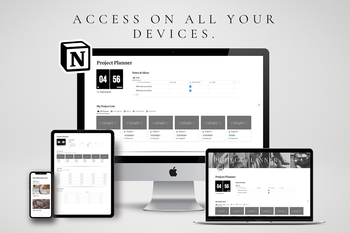 Project Management Template 2024, a Templates & Theme by BRANDcontent (Photo 6 of 7)