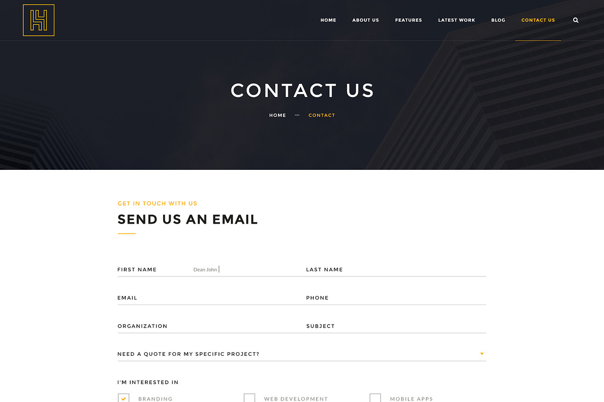 H4 Multipurpose HTML & PSD Template, a HTML Template by PSDFY (Photo 7 of 13)