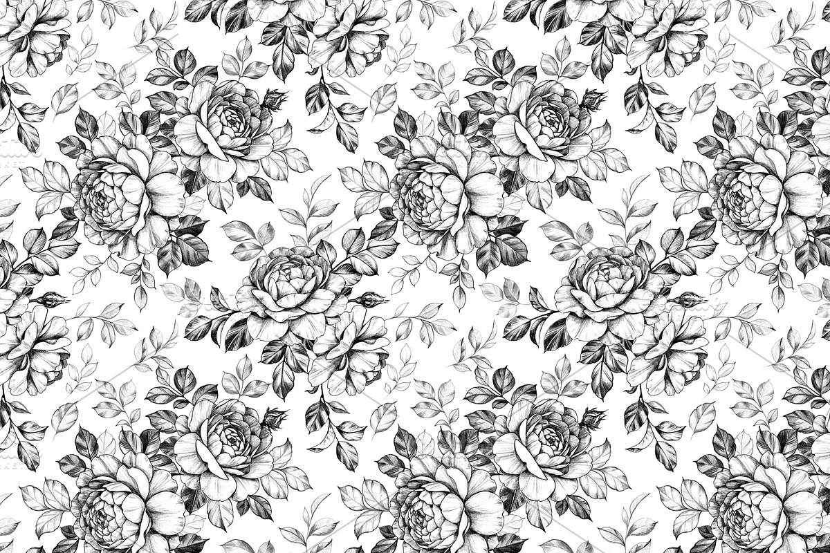 Elegant Roses Arrangements, a Decorative Illustration by Valentyna Smordova (Photo 11 of 13)