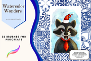 Watercolor - 32 Procreate Brushes, a Brush Add-On by MissPerfectKaos (Thumbnail 9 of 9)