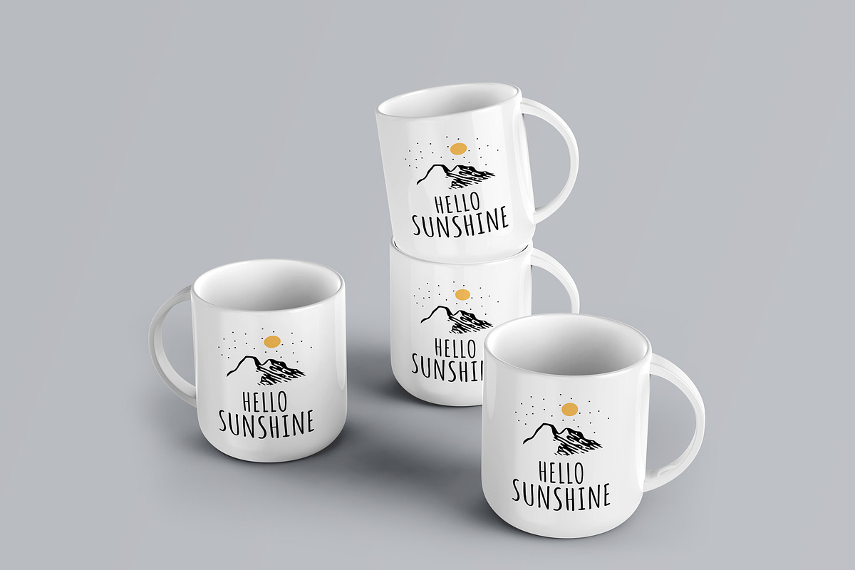Coffee Mug Mockups, a Product Mockup by Graphicsfuel (Photo 13 of 16)
