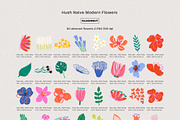 Flower Market Naive Abstract Blooms, a Decorative Illustration by likorbut (Thumbnail 12 of 12)
