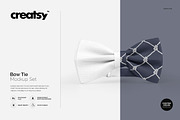 Bow Tie Mockup Set, a Shirt Mockup by creatsy4 (Thumbnail 1 of 10)