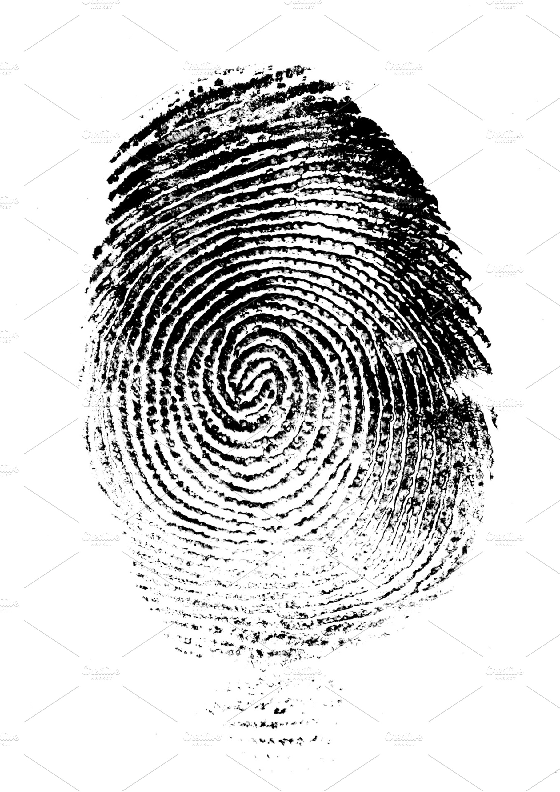 Thumb print featuring artistic, biometric, and blank, an Abstract Photo by graphic 9