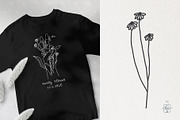 WILDFLOWER LINE ART, an Object Illustration by Kate Art (Thumbnail 20 of 22)