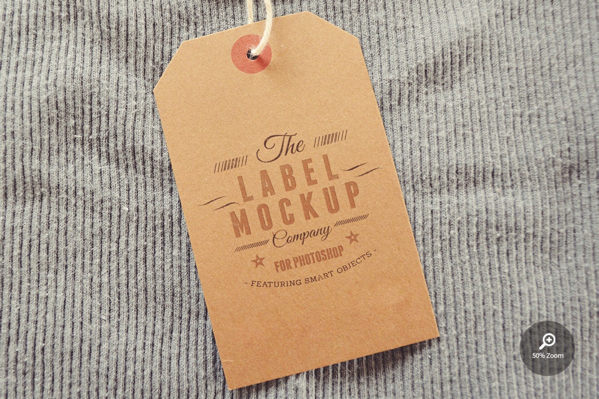 Tags / Labels Logo Mockup, a Mockup by eamejia (Photo 3 of 5)