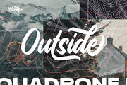 Quadrone, a Script Font by Wacaksara Co. (Thumbnail 3 of 7)