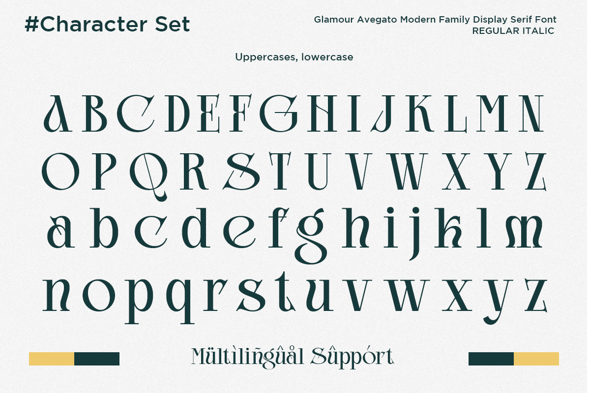 Glamour Avegato - Family Serif Font, a Serif Font by Say Studio (Photo 9 of 10)