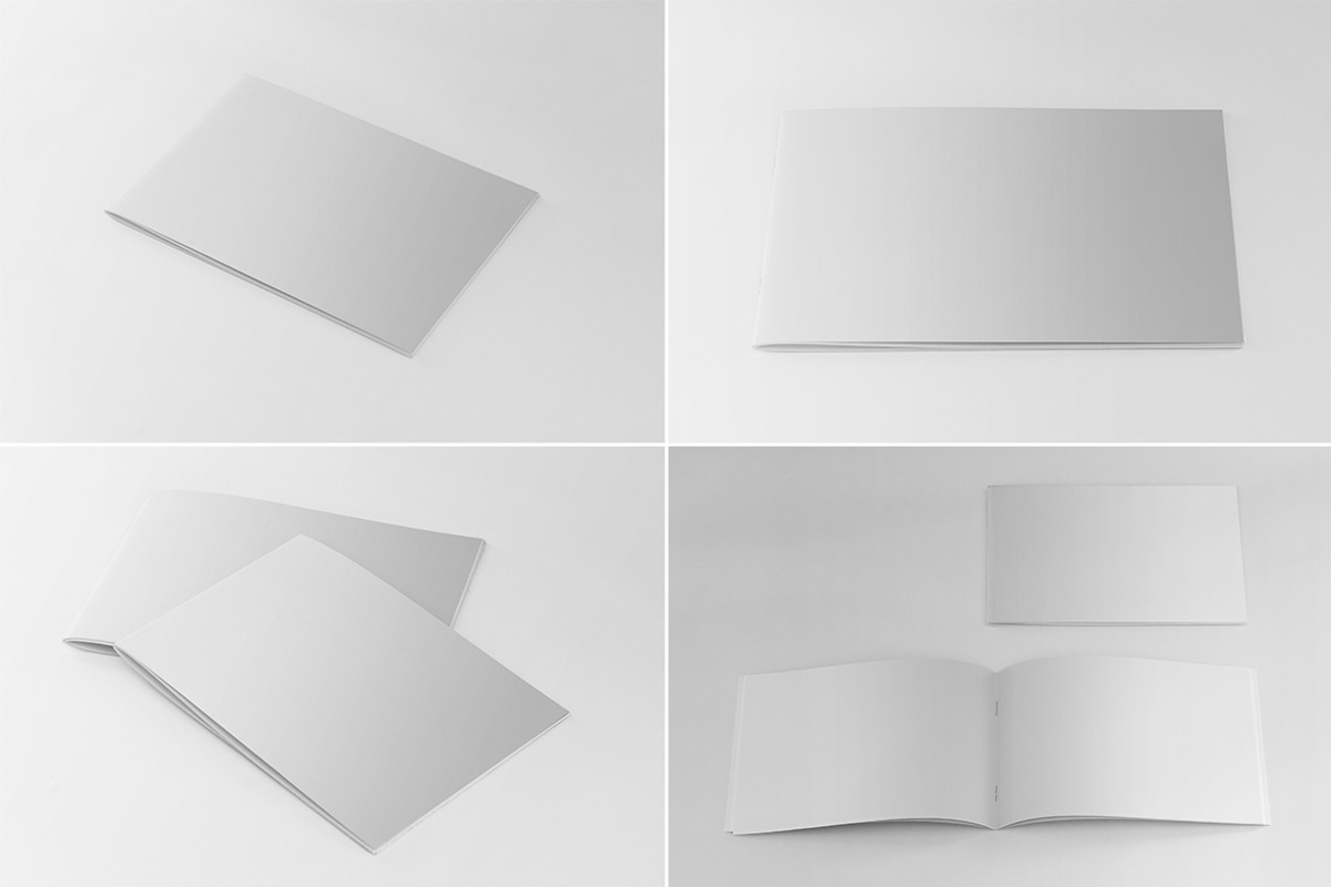US Half-Letter Brochure Mockups, a Print Template by Andre28 (Photo 2 of 9)