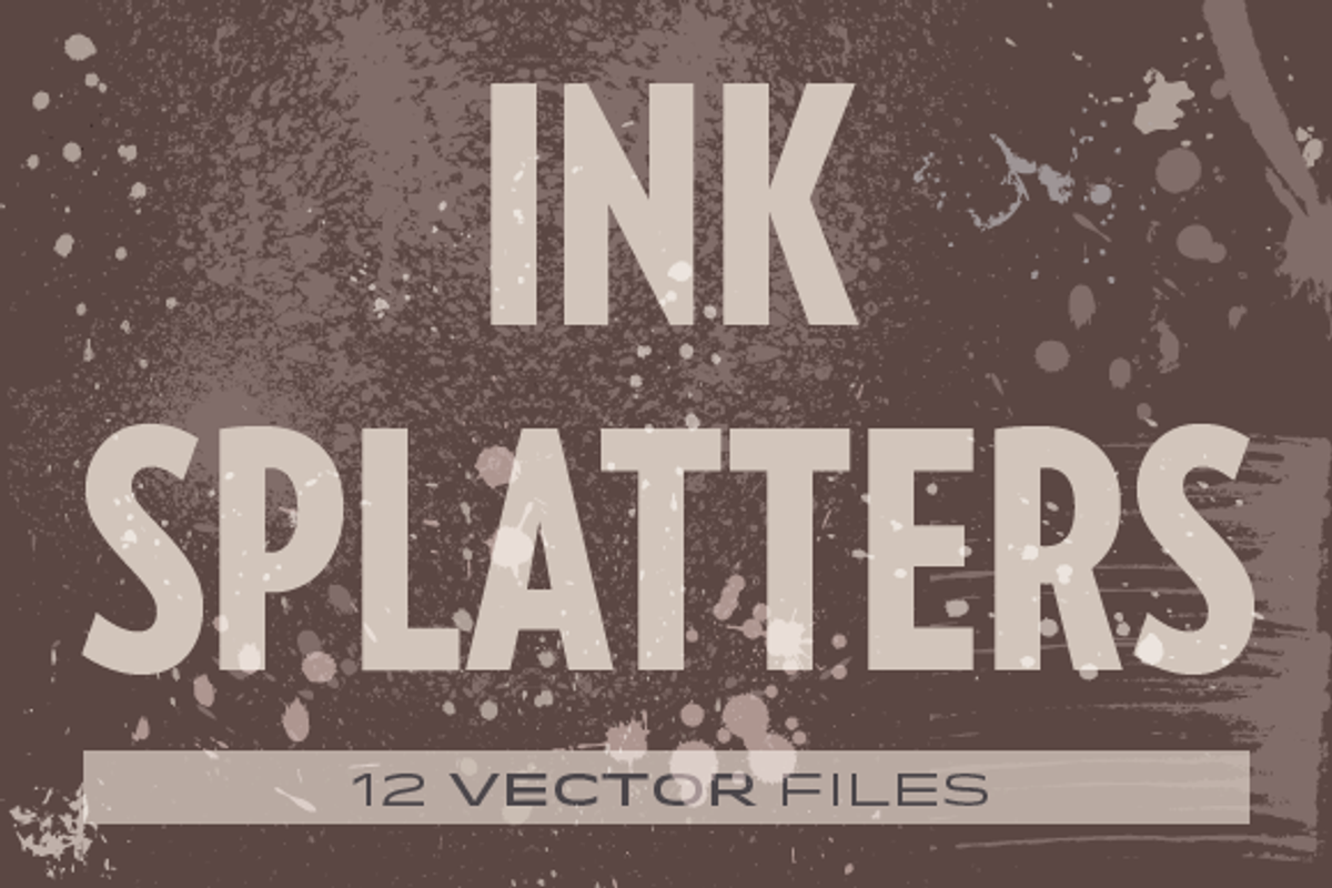 Ink Splatters vectors, a Texture Illustration by LuOtero (Photo 1 of 4)