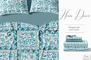 Porto Portuguese Tile Patterns, a Pattern Graphic by Zeesi Design Garden (Thumbnail 5 of 10)