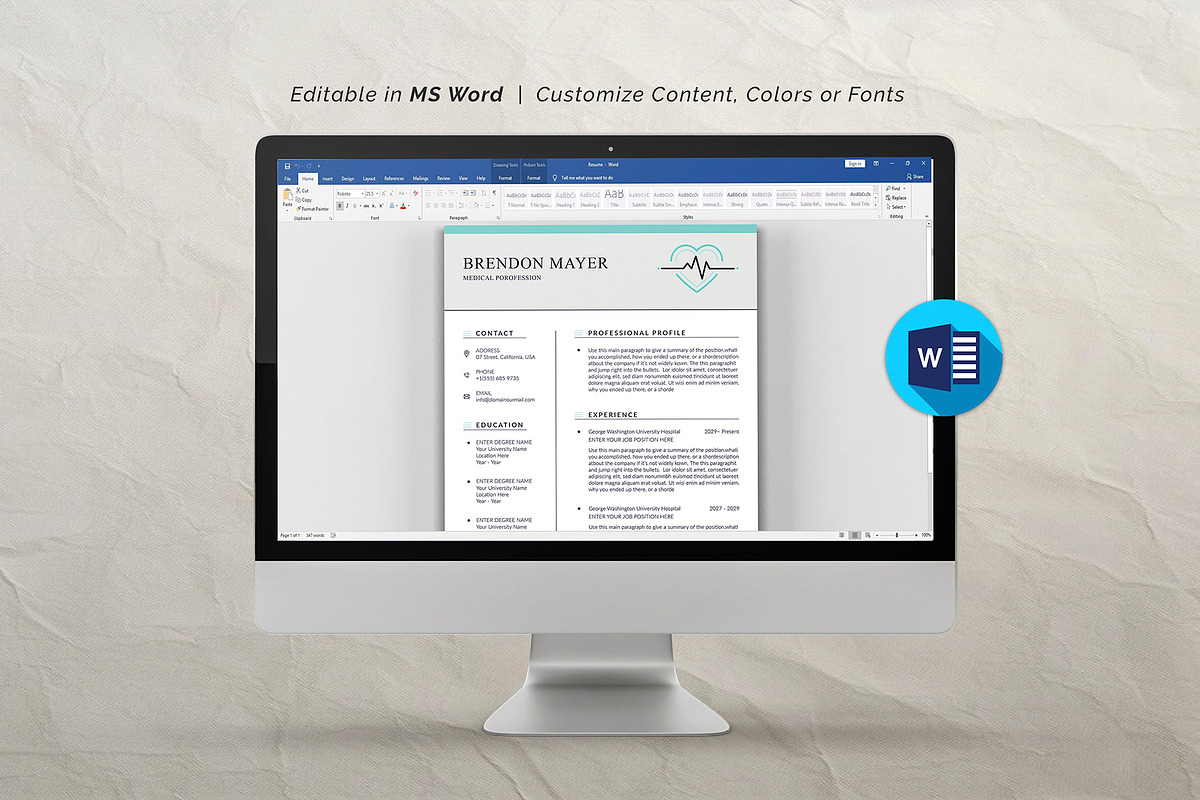 Resume, a Resume Template by DesignDevisers (Photo 8 of 10)