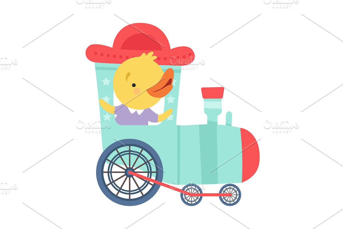 Cheerful Red Cheeked Chicken, an Animal Illustration by TopVectors