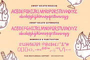 The Sweet Gelato Brush Font, a Handwritten Font by Sam Parrett (Thumbnail 9 of 9)