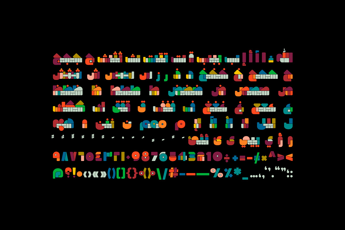 Tarakeeb - Arabic Color Font, a Script Font by Mostafa El Abasiry (Photo 16 of 19)
