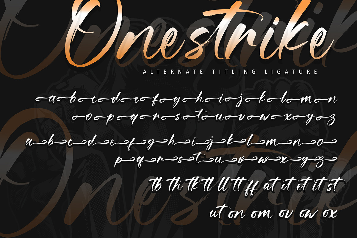 Onestrike, a Handwritten Font by Letterara (Photo 9 of 12)