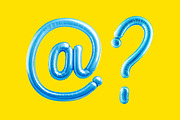Blue Balloon Font, a Handwritten Font by Handmadefont (Thumbnail 5 of 10)
