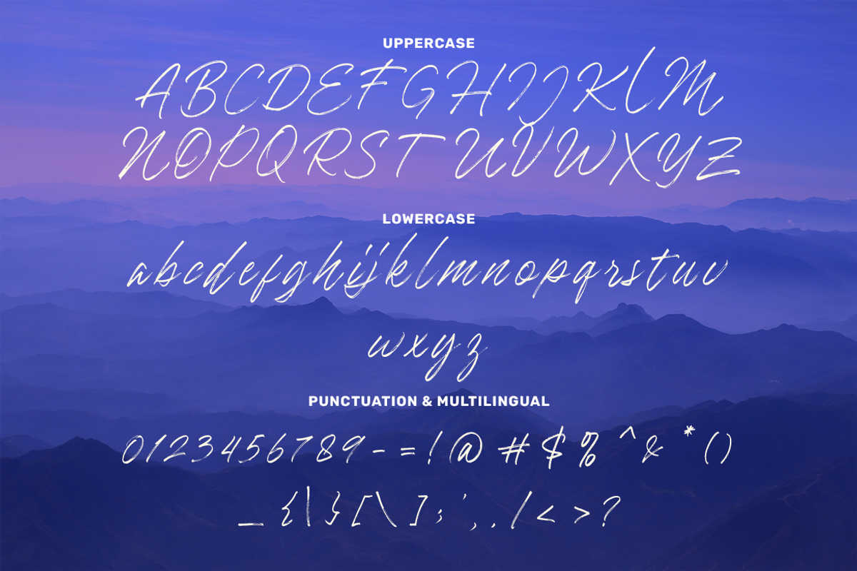 Khingston Brush Script, a Script Font by Creatype Studio (Photo 8 of 10)
