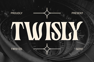 Twisly Twisted Serif Font